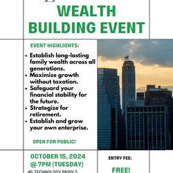 Wealth Building Event