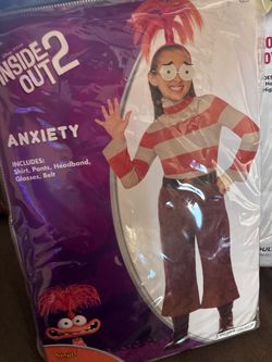 Girls inside out costume anxiety
