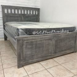 Queen Bed And Mattress 