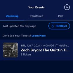 Zach Bryan Las Vegas Concert Tickets 