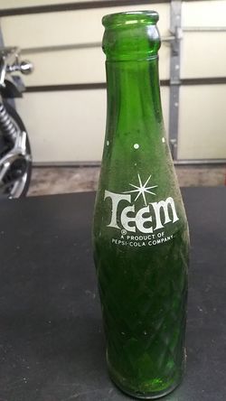 Antique teem bottle