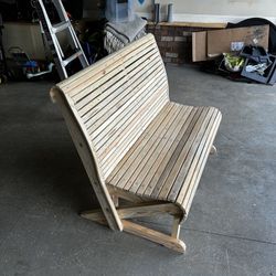 Custom Wooden Bench