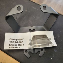 Hood engine brackets 99-2006 Chevy /GMC sierra