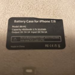 Battery Case For Iphone 7 And 8