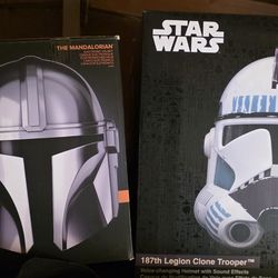 Star Wars Black Series Helmet and Galaxy's Edge Voice Changer