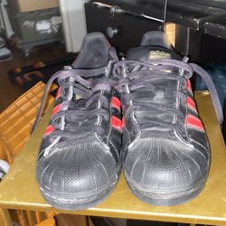 Red Addidas size 7