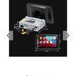 floating car stereo boss 7"