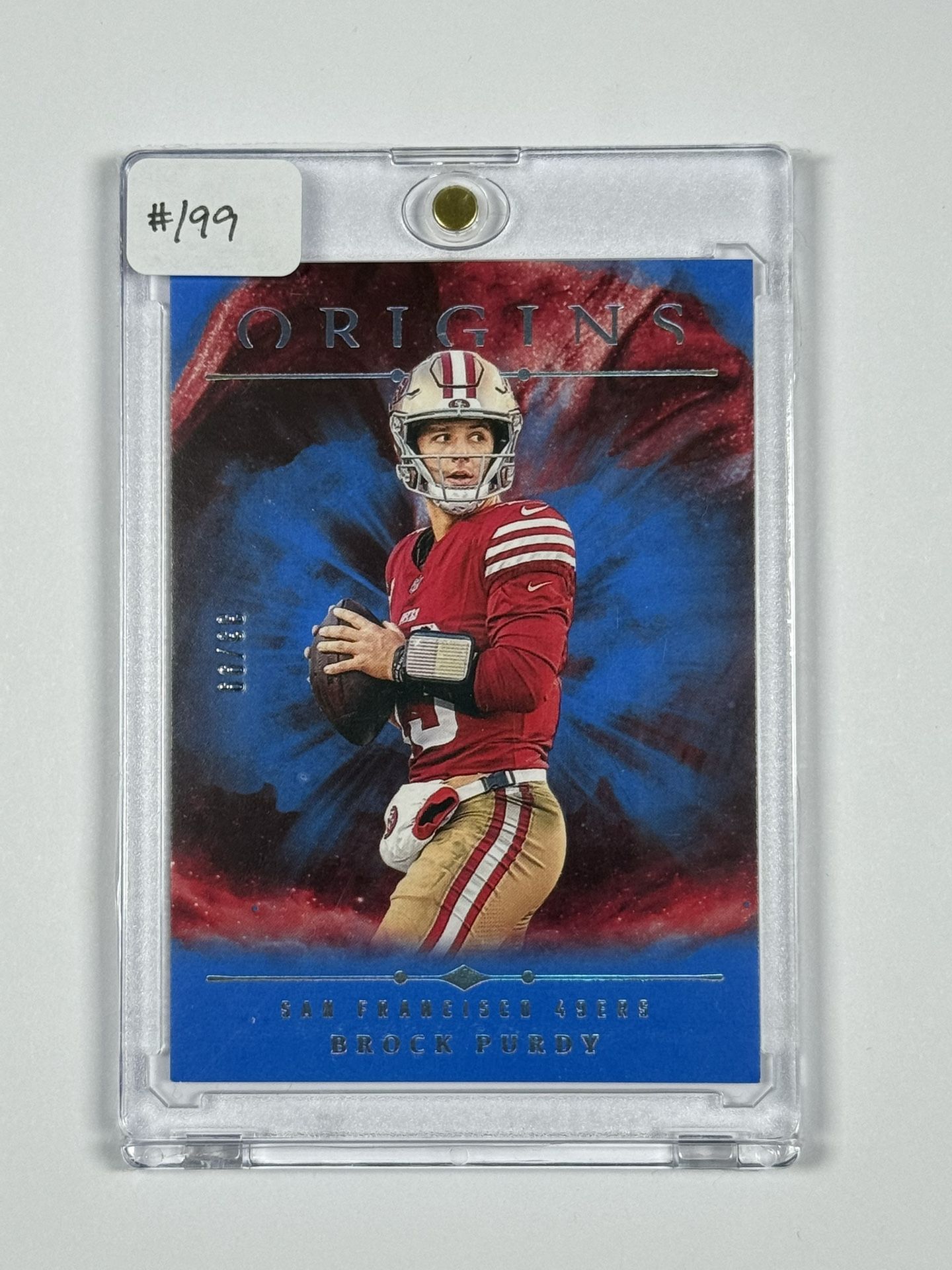 2024 Panini Origins Blue #92 Brock Purdy #/99