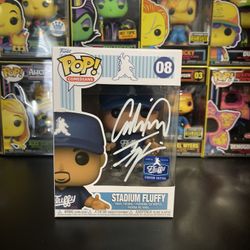 Gabriel Iglesias Stadium Fluffy Blue Jersey Exclusive Auto 
