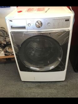 New scratch and dent kenmore washer. 1 year warranty