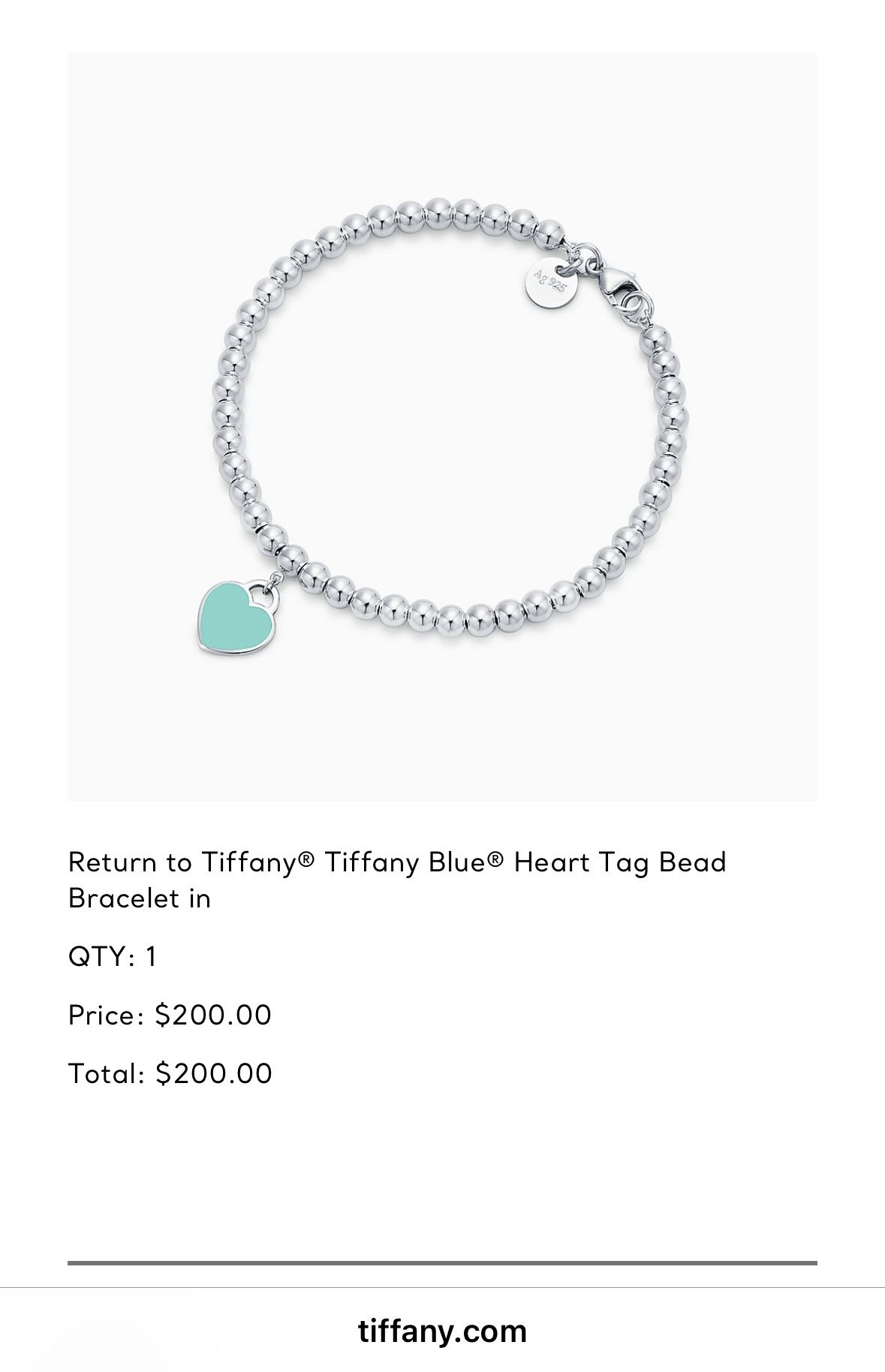 Tiffany Bracelet & Necklace