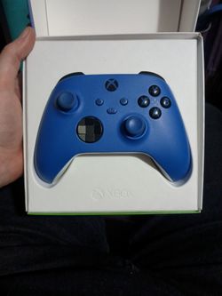 Shock Blue Xbox Controller.