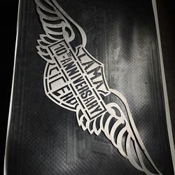 LAMA 10 th Anniversary Cicero Metal cut out sign