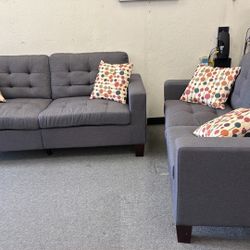 New Couch And Love Seat Set / Free Delivery 