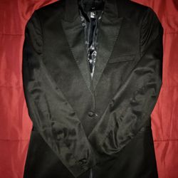 H&M Slim Fit Blazer Jacket (Black)