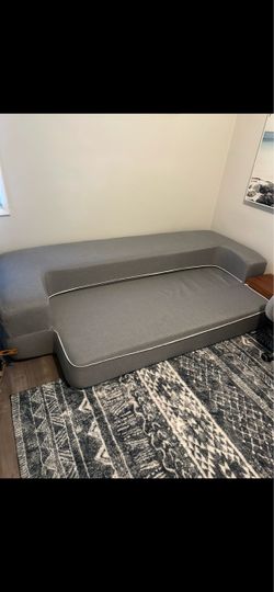 Modern Gray Sofa / Sleeper Sofa in GREAT CONDITION