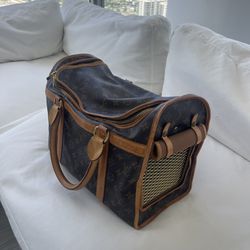 used louis vuitton dog carrier