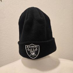 Kids Las Vegas Raiders Black Knit Beanie