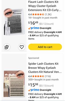 Lashes clusters