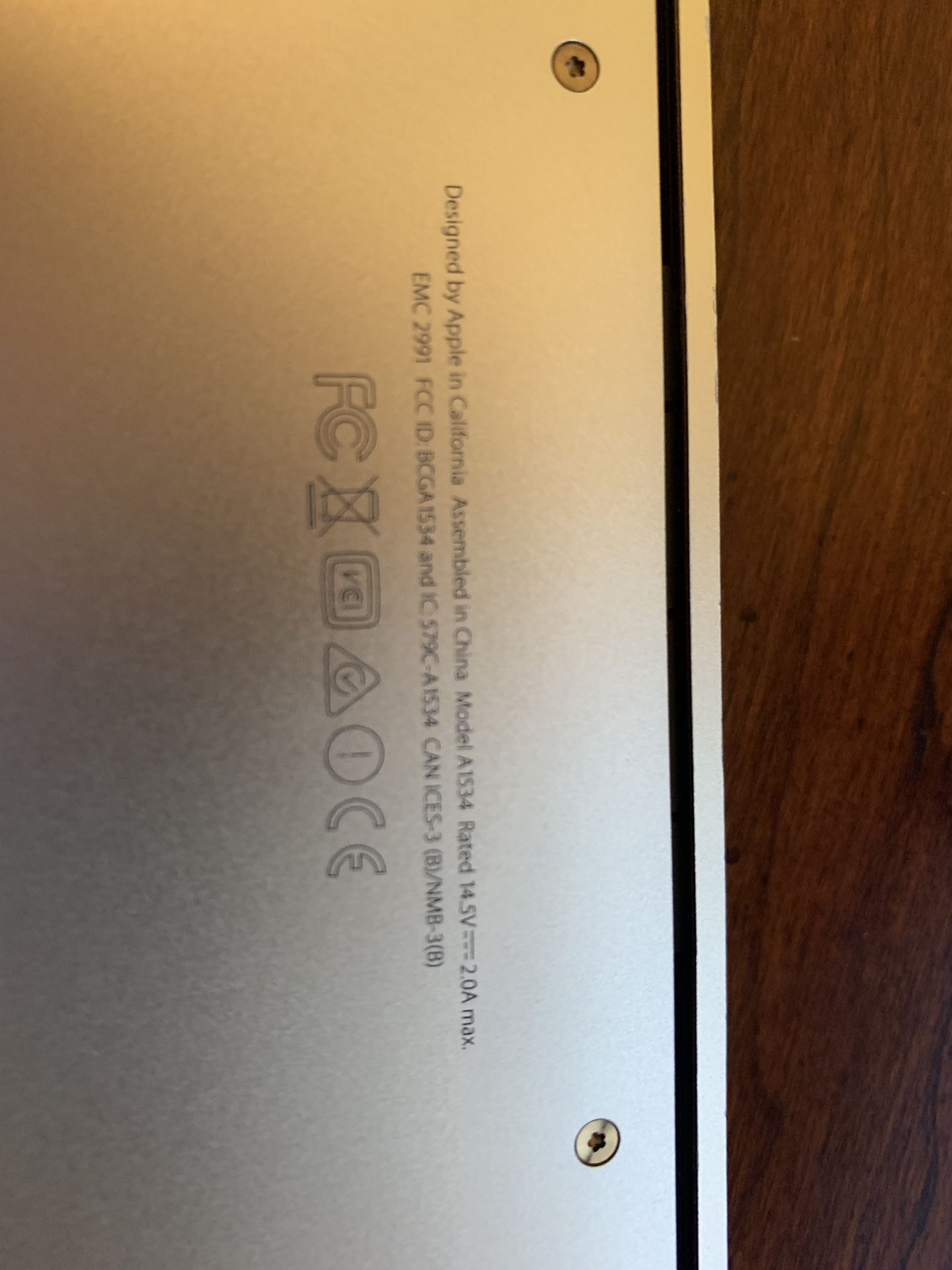 12” MacBook gold. Needs repair.