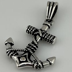 New Anchor Sterling Silver 925 Pendant For Necklace 