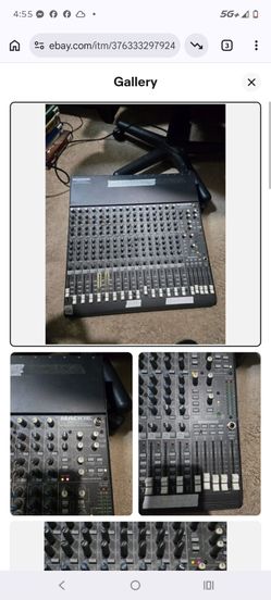 Mackie vlz pro 16 channel mixer