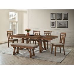 🔥Double leaf extension , Dining Set🔥