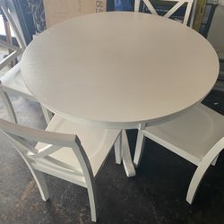 DINNING TABLE 4 CHAIRS 