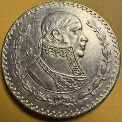 Mexico 1 Peso 1962 Silver