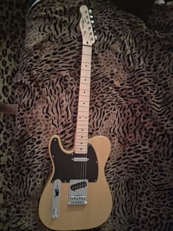 Squier Affinity Series Telecaster Left Handed Electric Guitar - Butterscotch Blonde with Maple Fingerboard