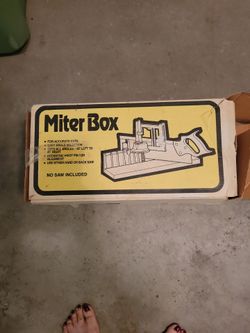 Miter Box and Saw