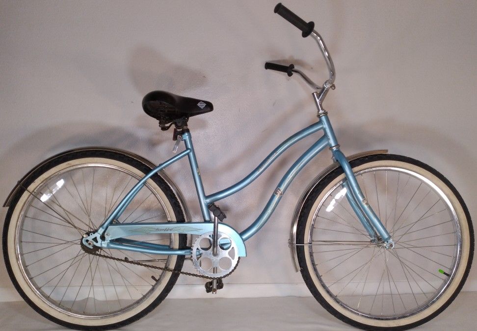 26" Huffy Cranbrook Womens Light Teal Street Cruiser Bicycle 