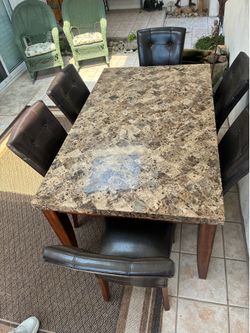 Table and chairs