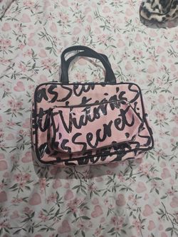 Victoria's Secret Pink and Black Cosmetic Bags