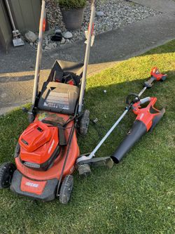 Echo Battery Lawn Mower Trimmer And Blower