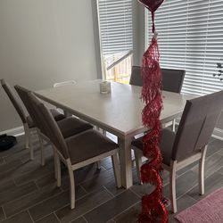 Table and 6 Chairs