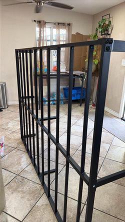 Full metal bed frame