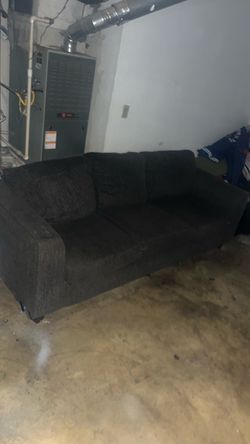 Dark Gray Fabric Sofa