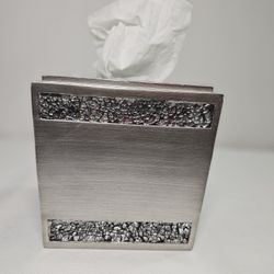 Pewter ~ Decorative Tissue Box