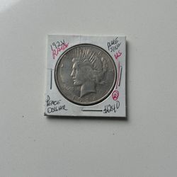 1924 Liberty Peace Silver Dollar - RARE