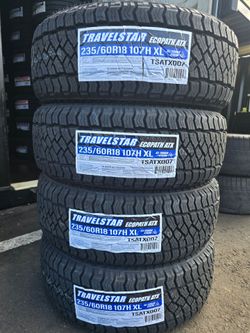 4 NEW TIRES Travelstar Ecopath ATX 235/60R18 107H XL Tires (Set of 4) $480 plus tax