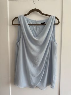 Ann Taylor- Gorgeous blue blouse