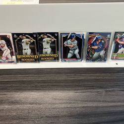 Baseball Card Lot Texas Rangers Rookies 