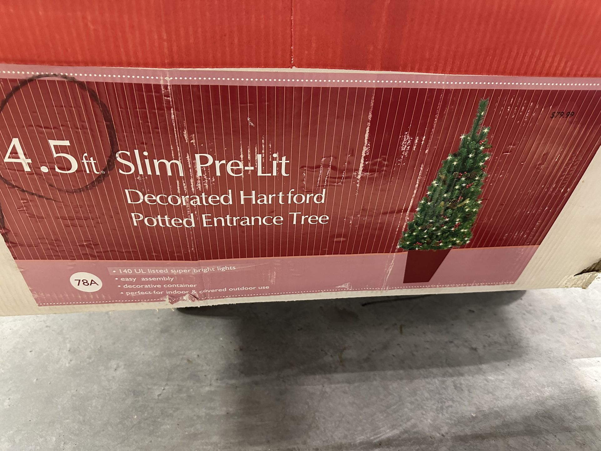 FREE 4.5 Foot Potted Christmas Tree