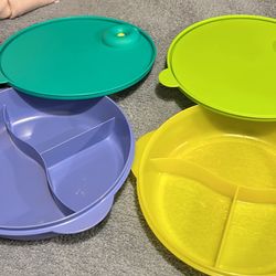 Tupperware divided dish 