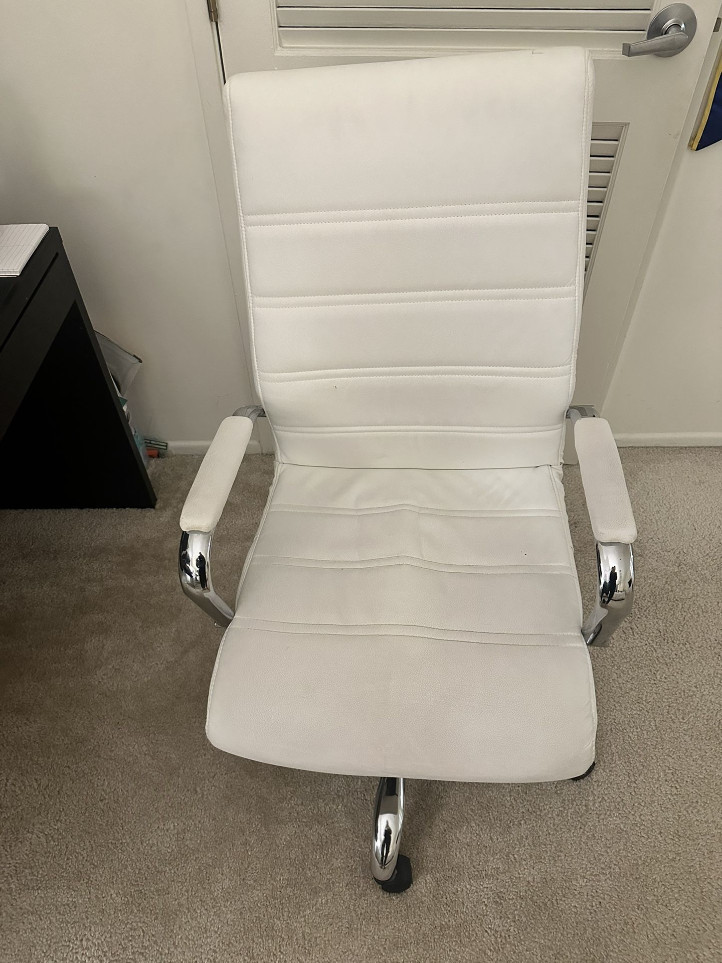 White Leather Chair