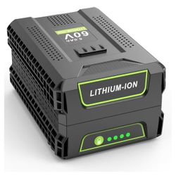 PENGJBATTER 60V 5.0Ah Lithium Battery Compatible for Greenworks 60V Battery LB604