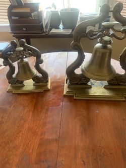 Antique brass bells, price reduced