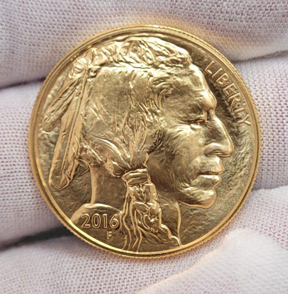2016 $50 Gold Buffalo / Indian 1oz .9999 Pure Gold