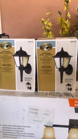 Hampton bay exterior wall lanterns